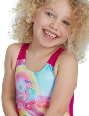 Speedo Unicorn Digital Placement Swimsuit